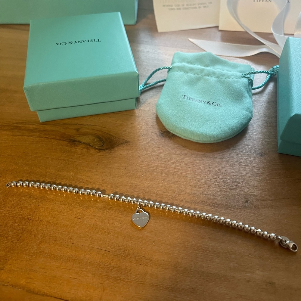Tiffany & Co. Silver Beaded Bracelet